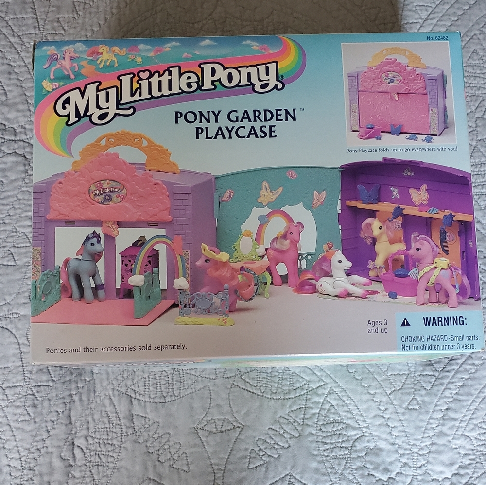 Hasbro My Little Pony G2 1997 Vintage Pony Garden Playcase NRFB Y2K Collectors